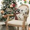 Merry Christmas Snowman "Let It Snow" Throw Pillow Covers 20x20 Inch, Xmas Tree Winter Holiday Cushion Cases for Sofa & Couch, Set of 4